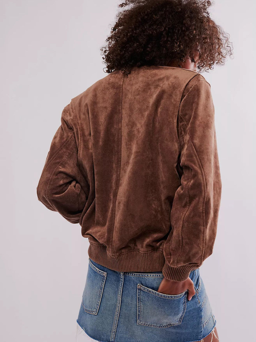 Casual Suede Zipped Jacket Clarke Vibe Store