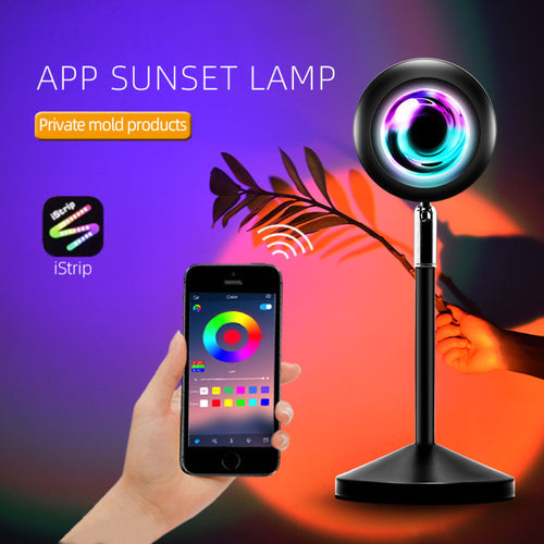 Projector APP/Remote Control Sunset Lamp Rainbow Sunset Lamp Clarke Vibe Store