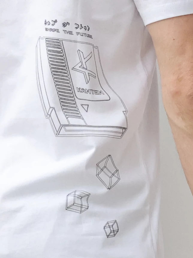 T-shirt 8bit Series - White Kanten