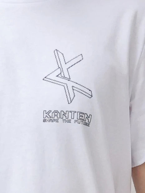 8bit Series T-shirt - White Kanten