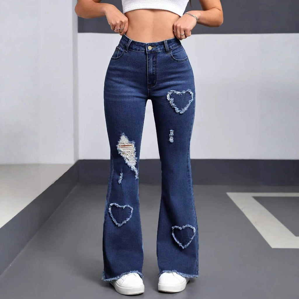 Stylish Casual Denim Jeans For Women Clarke Vibe Store