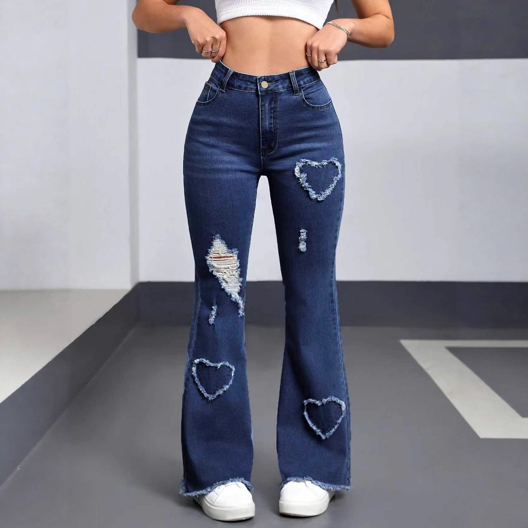 Stylish Casual Denim Jeans For Women Clarke Vibe Store