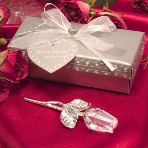 New Valentine's Day Metal Crystal Rose Decorations Clarke Vibe Store
