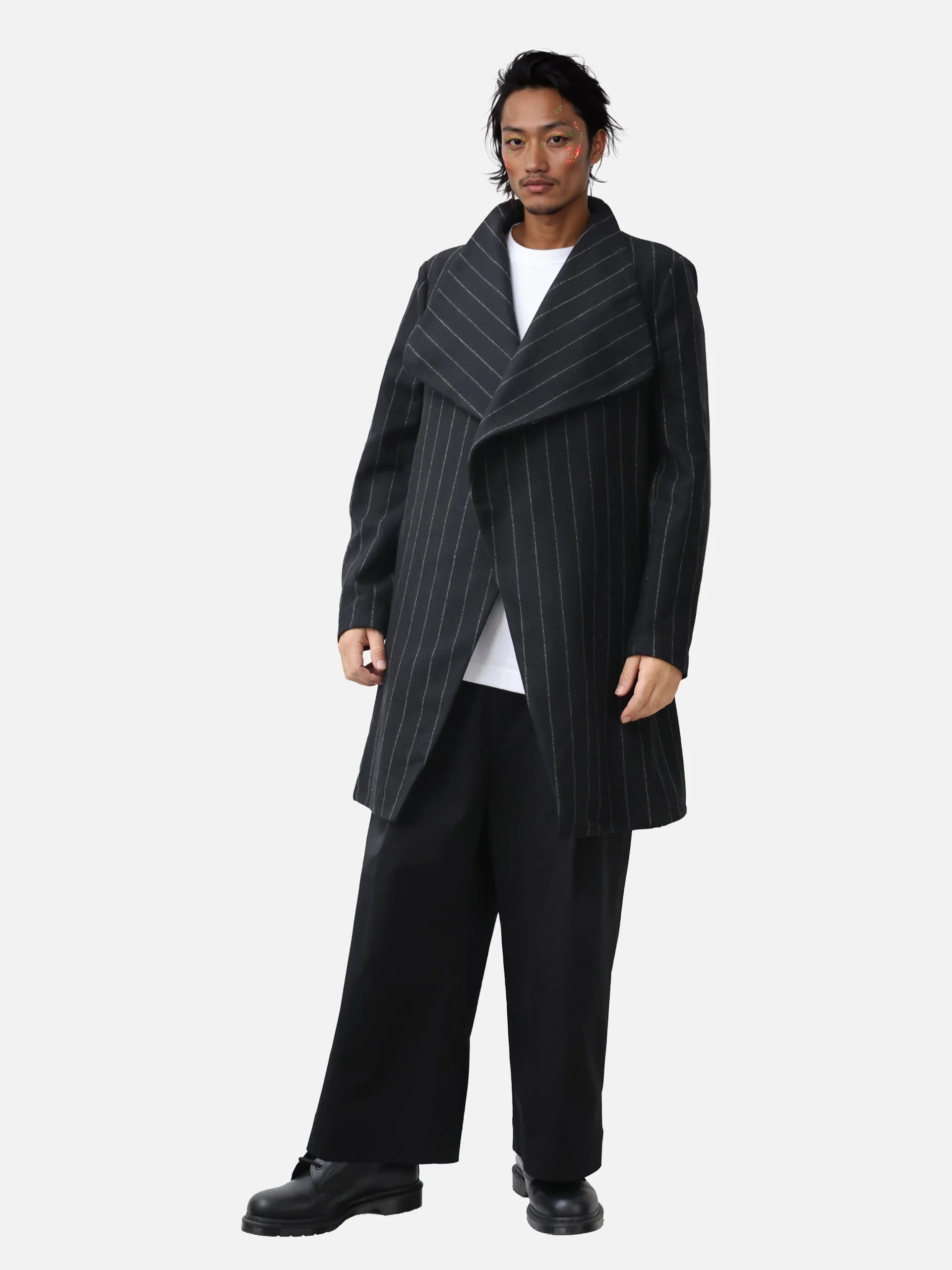 Manteau Koto Heavy - Black stripes Kanten