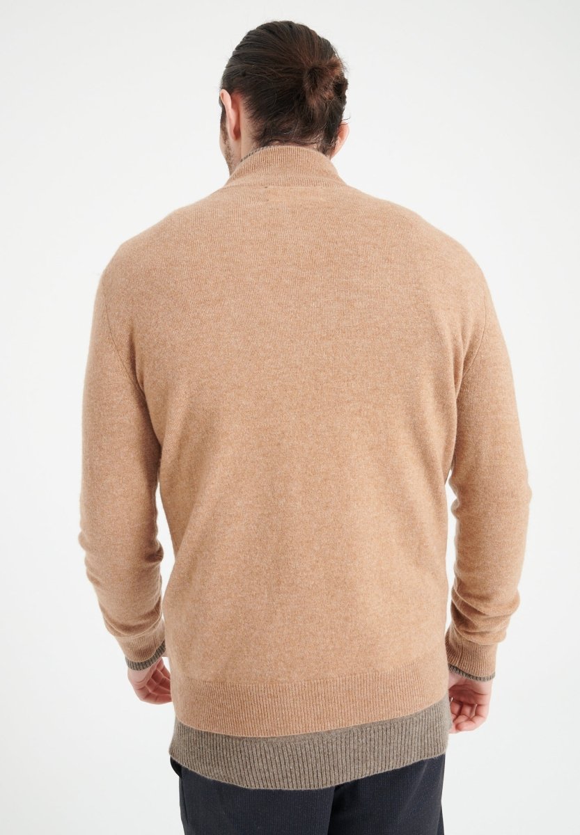 Pull camionneur homme en cachemire camel - LUKE 4 Studio Cashmere8