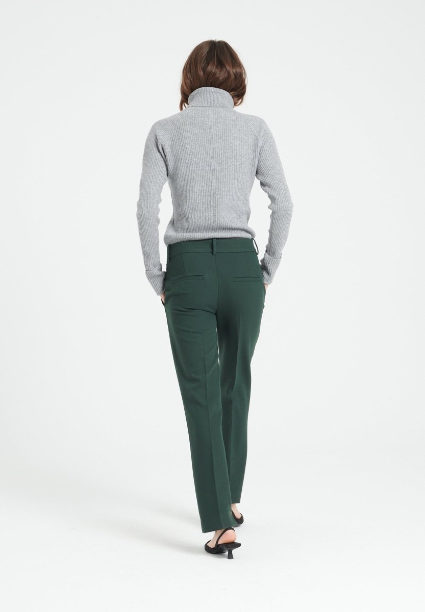Pull col roulé femme en cachemire gris clair - MIA 5 Studio Cashmere8