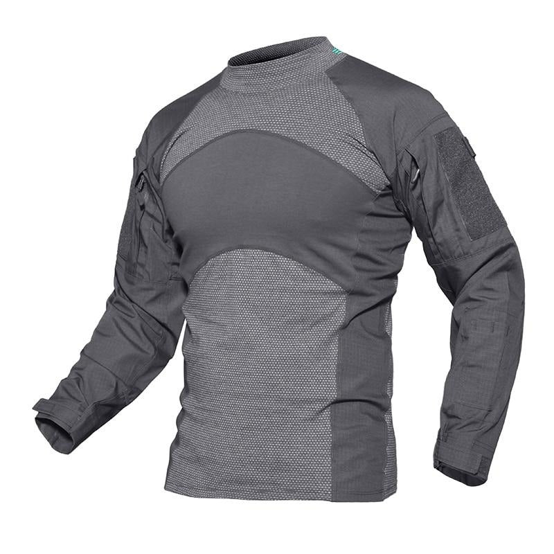 Mens T-shirts Long Sleeve Cotton Camouflage Tactical T Shirts Military Army Tshirts Man Airsoft Clothing Vimost Shop