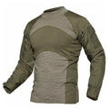 Mens T-shirts Long Sleeve Cotton Camouflage Tactical T Shirts Military Army Tshirts Man Airsoft Clothing Vimost Shop