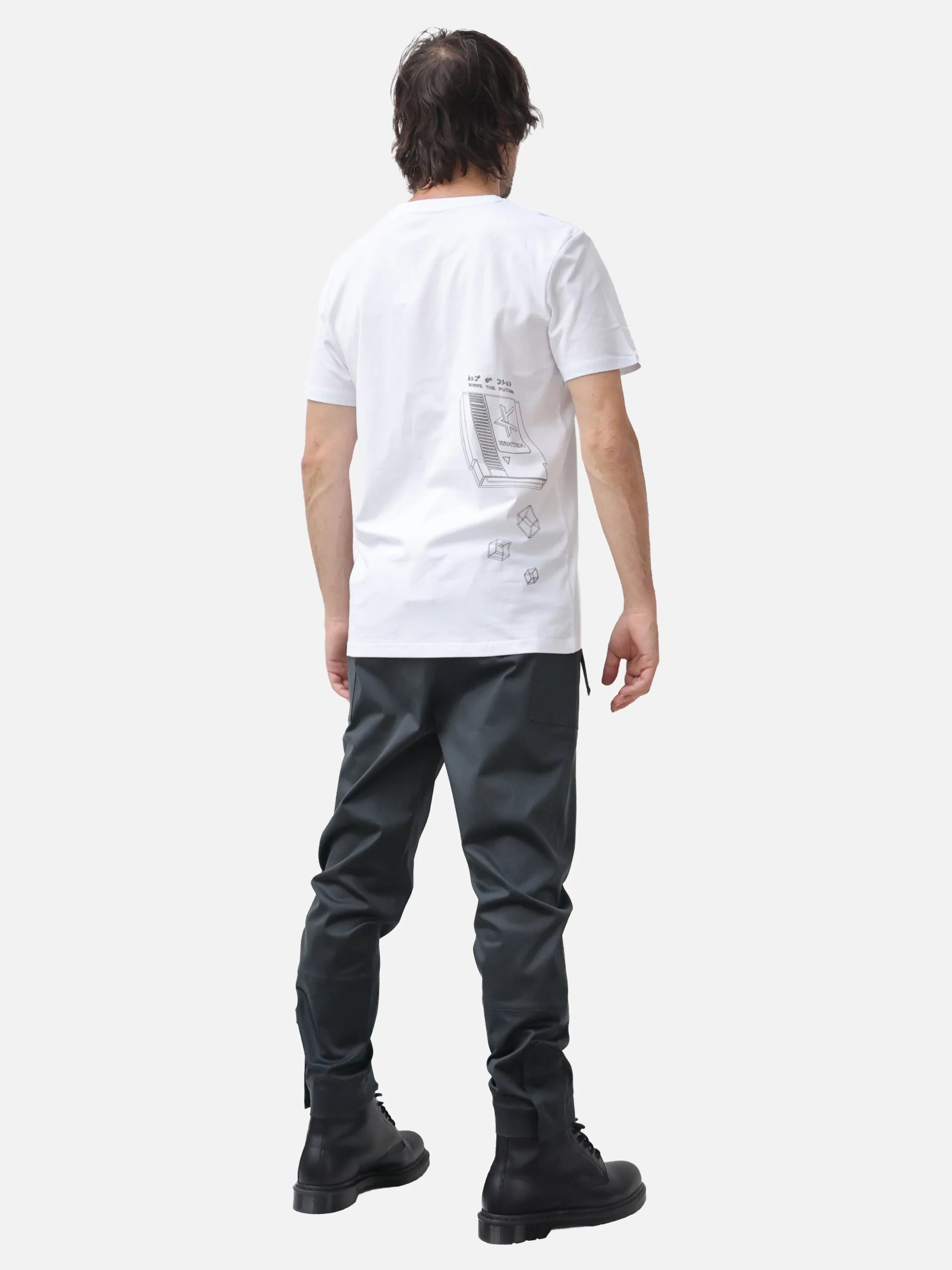 T-shirt 8bit Series - White Kanten