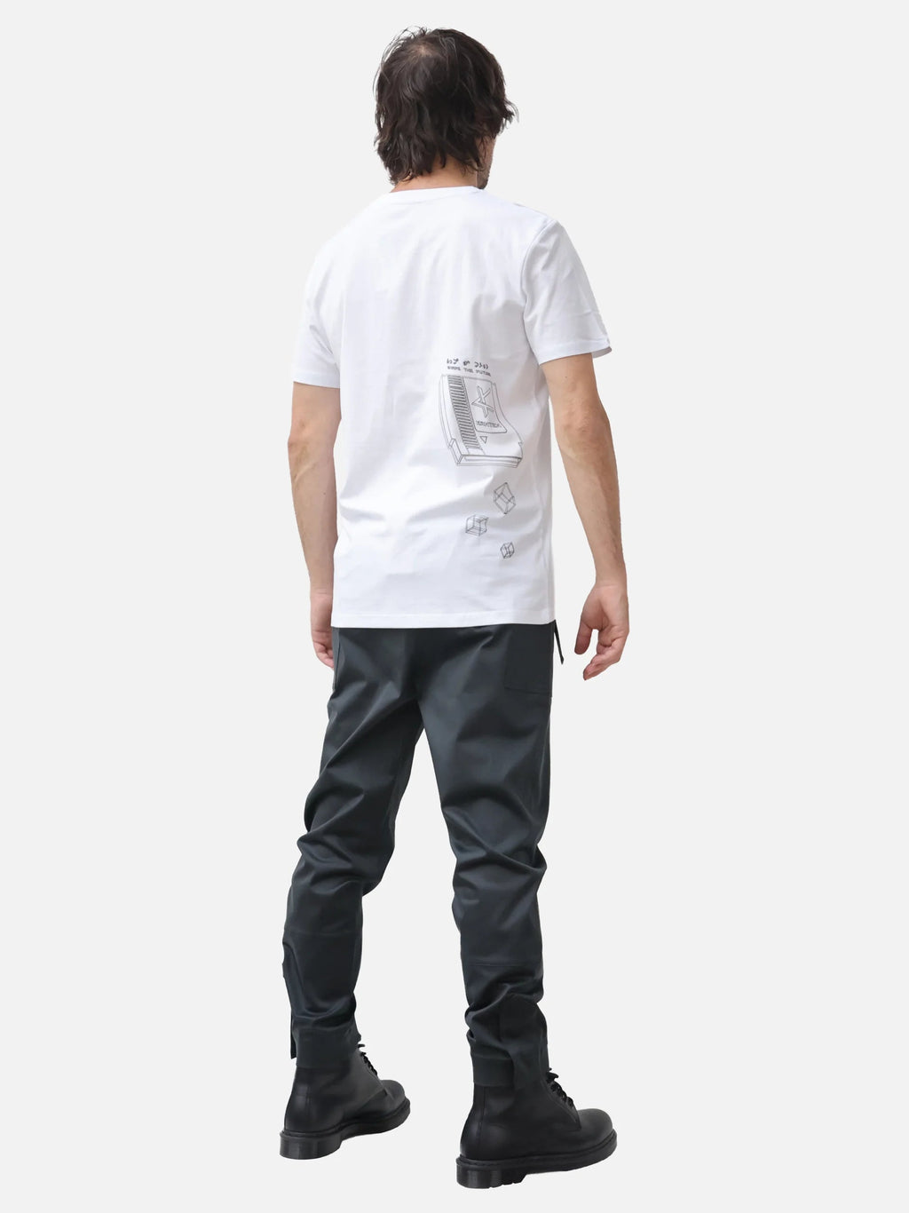 8bit Series T-shirt - White Kanten